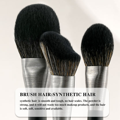 High-quality Makeup Brushes With Wooden Handles, Premium Natural 10pcs Makeup Brushes. - image 6
