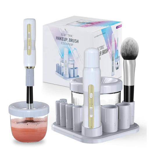 Electric Makeup Brush Scrubber,Multi Functional Automatic Cleaner,Quick Wash Quick Dry Makeup Brush 