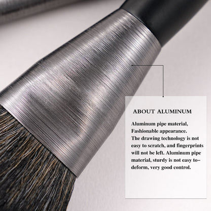 High-quality Makeup Brushes With Wooden Handles, Premium Natural 10pcs Makeup Brushes. - image 9