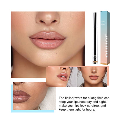 OUHOE Peel Lip Liner, Plump Lip Lines Show Lip Color Without Makeup Peeling Lip Liner - image 3