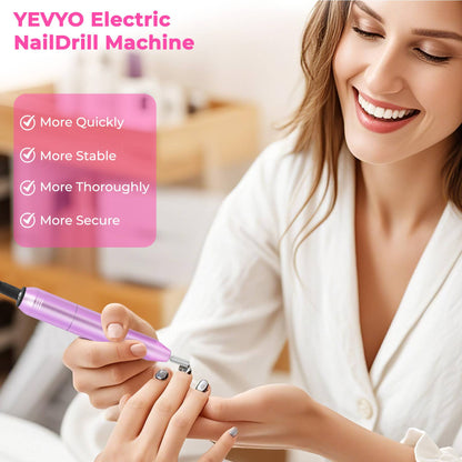 Professional Portable Electric Nail Drill,Manicure Pedicure With Nail Drill Bits - image 2