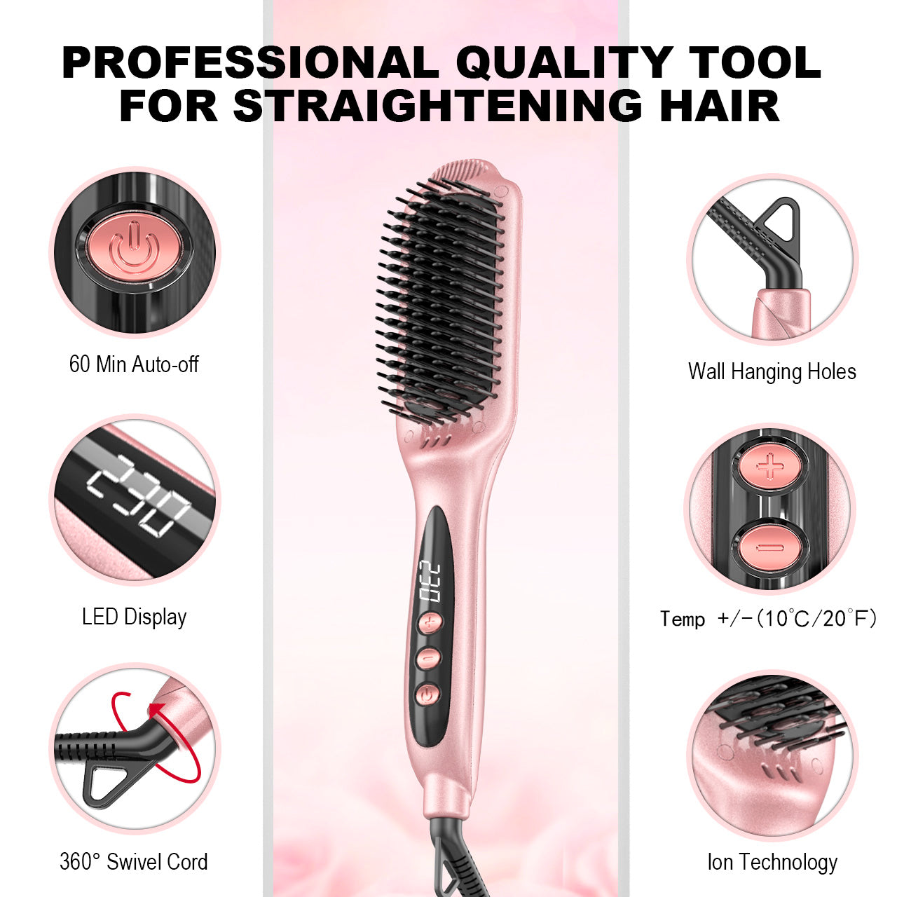 Straight Hair Comb, Can Be On Tk - image 3