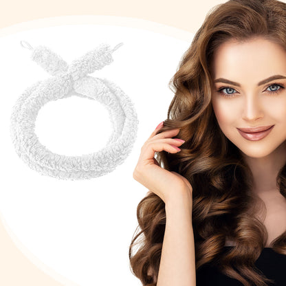 Satin Heatless Hair Curler, Lazy Natural Soft Wave DIY Heatless Curls For Sleep In Overnight, For All Hair Types - image 5