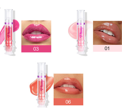 New Tube Lip Rich Lip Color Slightly Spicy Lip Honey Lip Glass Mirror Face Lip Mirror Liquid Lipstick - image 6