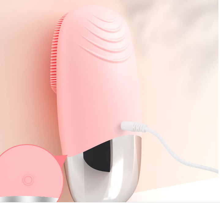 Mini Silicone Electric Face Cleansing Brush Electric Facial Cleanser Facial Cleansing Brush Skin Massager Skin Care Tool - image 9